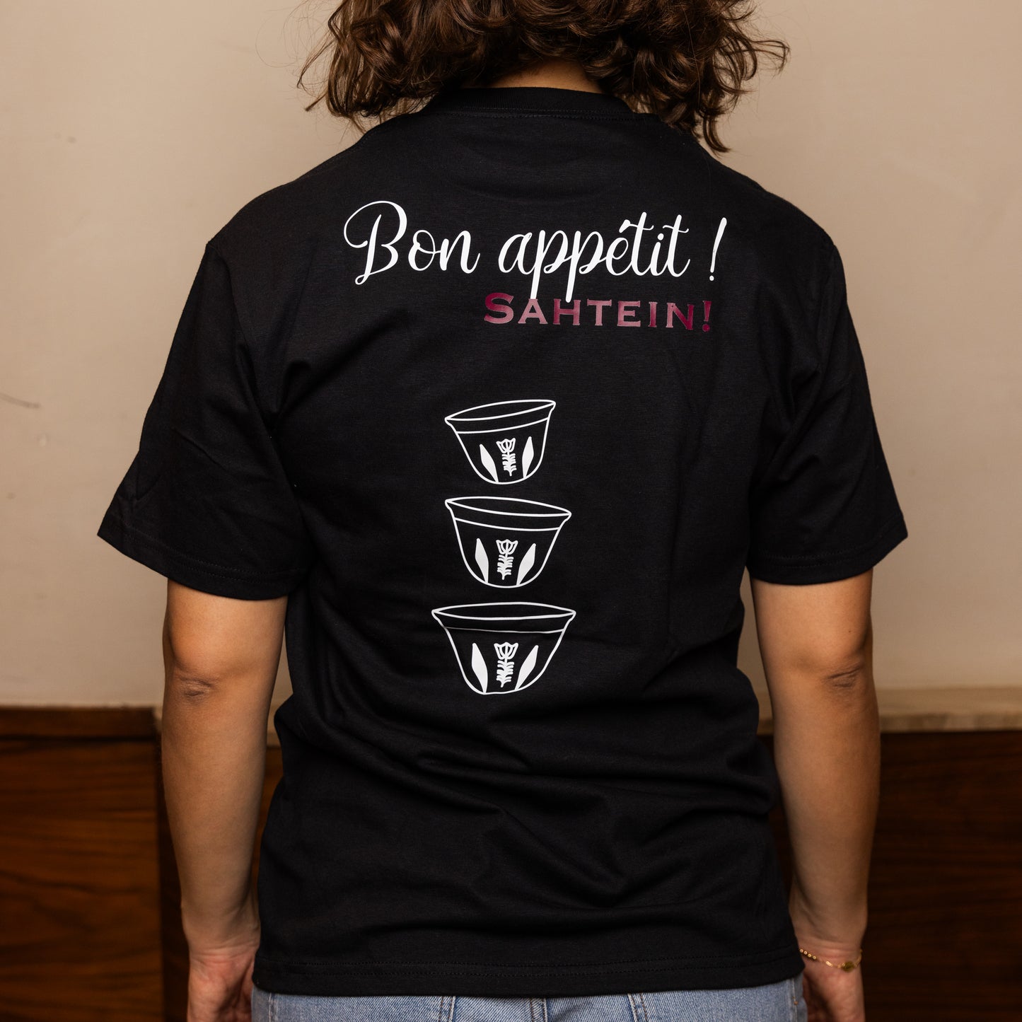 Bon Appetit Sahtein Short Sleeve T-Shirt in Black